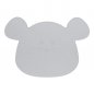 Preview: Lässig Kinder Tischset - Placemat Little Chums Mouse grey - Farbe Grau